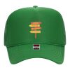 OTTO Cap 5 Panel High Crown Mesh Back Trucker Hat Thumbnail